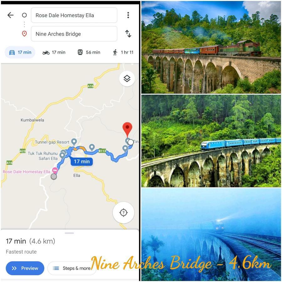 Rose Dale Homestay Ella Ngoại thất bức ảnh