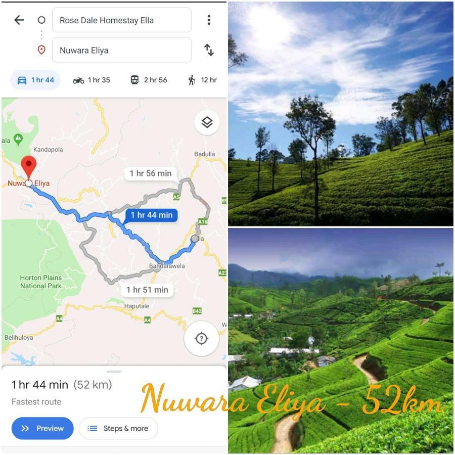 Rose Dale Homestay Ella Ngoại thất bức ảnh